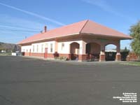 Old Milton Freewater train station. Now: Bus station and senior center